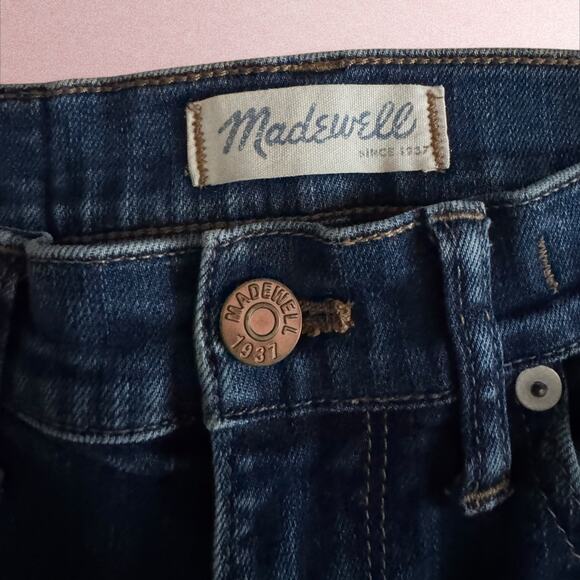 Madewell High Riser Skinny in Deep Blue - Picture 5 of 6